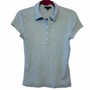 J. Crew Vintage Rib Short Sleeve Polo Shirt